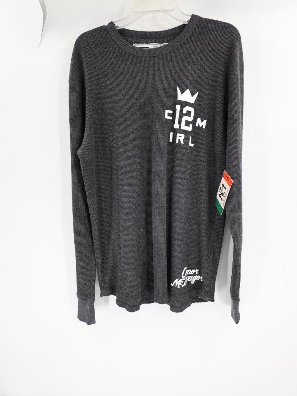 NWT Roots Of Fight sweatShirt Men XL Conor McGregor Long Sleeve Crewneck Thermal